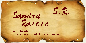 Sandra Railić vizit kartica
